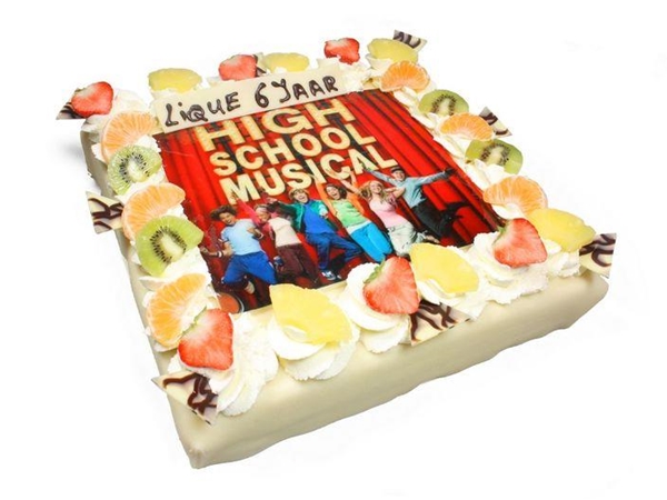 Foto / bedrijfslogo taart